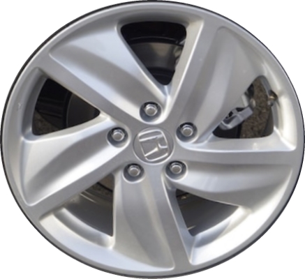 Honda HR-V 2019-2022 powder coat silver 17x7.5 aluminum wheels or rims. Hollander part number ALY63152U20/63151, OEM part number 42700T7WAA1, 42700T7WAA2.