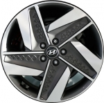 ALYHV016 Hyundai NEXO Wheel/Rim Grey Machined #52905M5420