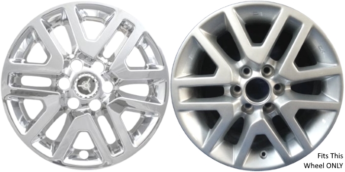 Set of 4 Overdrive Brands Chrome 16 Hub Cap Wheel Skins for Nissan Frontier/Xterra 
