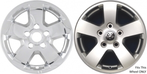 IMP-7236P/354X Dodge Ram 1500 Chrome Wheel Skins (Hubcaps/Wheelcovers) 17 Inch Set