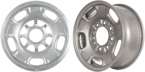 IMP-84X Chevrolet Silverado 2500, 3500 SRW Chrome Wheel Skins (Hubcaps/Wheelcovers) 17 Inch Set