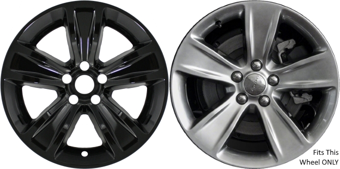 IMP 401BLK 8252GB Dodge Challenger Charger Black Wheel Skins Hubcaps Wheelcovers 18 Inch Set