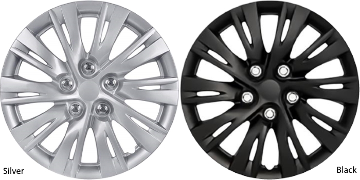 1037 16 Inch Aftermarket Hubcaps/Wheel Covers Set