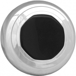 IWCC3053 Lincoln Town Car Replica Chrome/Black Center Cap #F5VC1A096BA