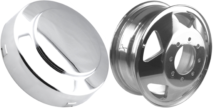 IWCC3335 Ford F-350 DRW Replica Chrome Front Center Cap #F81Z1130KC