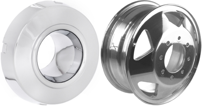 IWCC3335H Ford F-350 DRW Replica Chrome Front Center Cap #F81Z1130HB