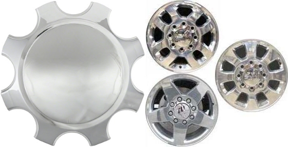 IWCC5502 Chevrolet Silverado, GMC Sierra 2500, 3500 SRW Replica Chrome Center Cap