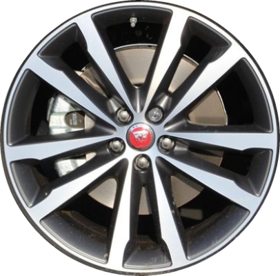 Jaguar F-Pace 2017-2024 charcoal machined 20x8.5 aluminum wheels or rims. Hollander part number ALY59975U30, OEM part number T4A3802.