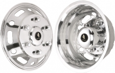 JDS166 Mercedes-Benz Sprinter 3500 DRW 16 Inch Stainless Steel Hubcaps/Simulators Set