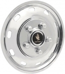 JSSFT1605 Ford Transit 150, 250, 350 SRW Stainless Steel 16 Inch Hubcaps/Wheelcovers Set