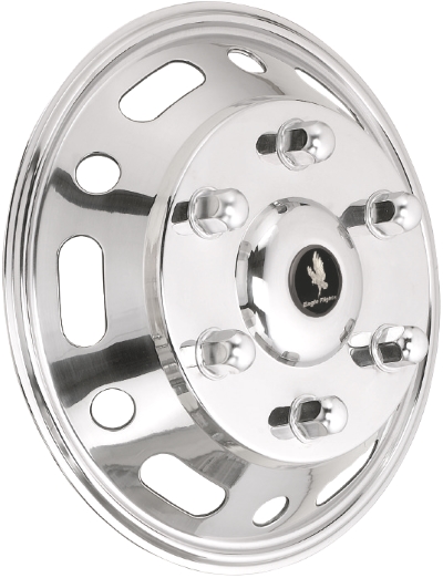 Mercedes-Benz Sprinter 2500 2010-2013 Stainless Steel Hubcaps, Wheel Covers, Simulators and Liners for 16 Inch Steel Wheels. Part Number JSS166.
