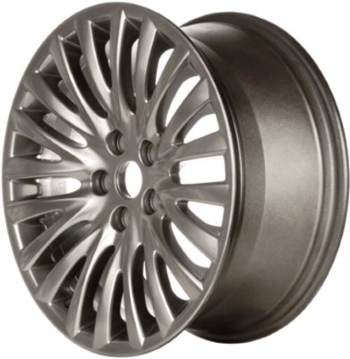Suzuki Kizashi 2010-2013 powder coat smoked hyper 18x8 aluminum wheels or rims. Hollander part number ALY72711, OEM part number 4321057L20ZNP.