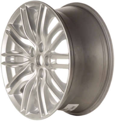 Suzuki Kizashi 2010-2013 powder coat hyper silver 18x8 aluminum wheels or rims. Hollander part number ALY72715, OEM part number 4321058L00ZRH.