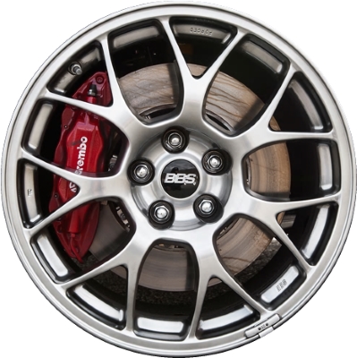 Mitsubishi Lancer 2008-2015 powder coat smoked hyper 18x8.5 aluminum wheels or rims. Hollander part number ALY65846, OEM part number Not Yet Known.