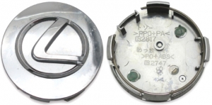 C74252 Lexus GS350, GS430, IS250, IS350, LS460, LS600, RX350, RX450H OEM Chrome Center Cap