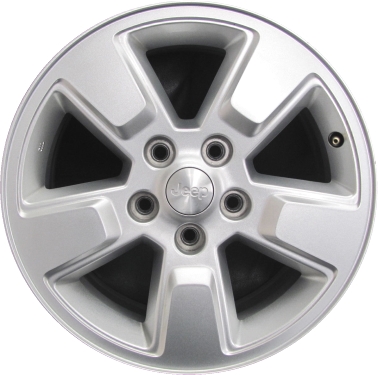 Jeep Liberty 2008-2012 powder coat silver 16x7 aluminum wheels or rims. Hollander part number ALY9084U20.PS08, OEM part number Not Yet Known.