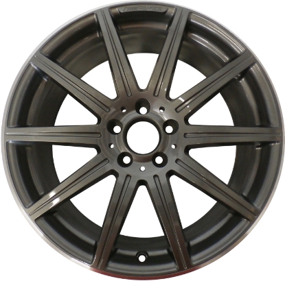 Mercedes-Benz CLS550 2014, CLS63 2013-2018, E63 2012-2016 powder coat grey 19x9 aluminum wheels or rims. Hollander part number 85236A35, OEM part number Not Yet Known.