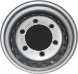 STLSPRINU20 Mercedes, Freightliner Sprinter 3500 Super Single Rear Rim Steel Silver #90740150009206