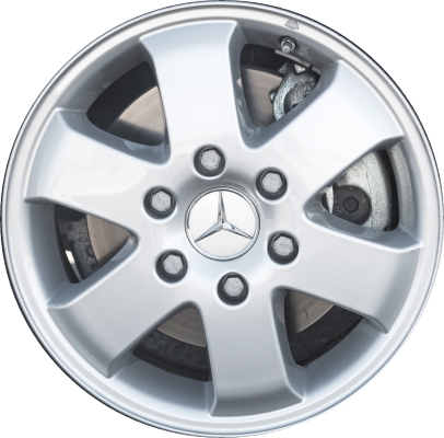 Dodge Sprinter 2500 2007-2011, Freightliner Sprinter 2500 2007-2019, Mercedes-Benz Sprinter 2500 2011-2019 powder coat silver 16x6.5 aluminum wheels or rims. Hollander part number 2353A20, OEM part number Not Yet Known.