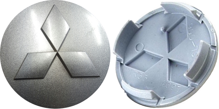 C65845 Mitsubishi Eclipse Cross, Lancer, Outlander OEM Silver Center Cap #4252A060