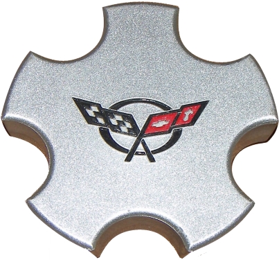 C5177 Chevrolet Corvette OEM Silver Center Cap #9593807