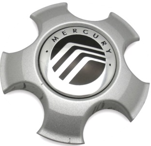 C3580U02 Mercury Montego OEM Silver Painted Center Cap #5T53-1A096-BC