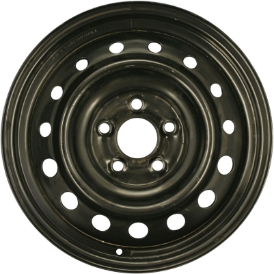 Nissan Altima 2019-2025 powder coat black 16x7 steel wheels or rims. Hollander part number STL62782, OEM part number 40300-6CA0B.