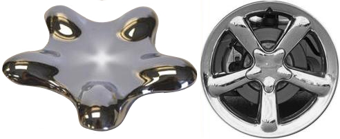 C2177 Chrysler/Plymouth Prowler OEM Center Cap Chrome #4865352AB