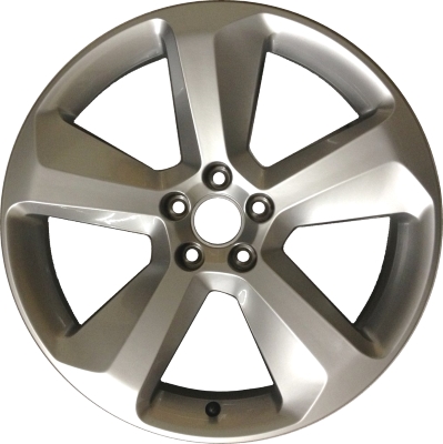 Audi Q5 2013-2017 powder coat silver 19x8 aluminum wheels or rims. Hollander part number ALY58928, OEM part number 8R0601025P, 8R0601025BE.