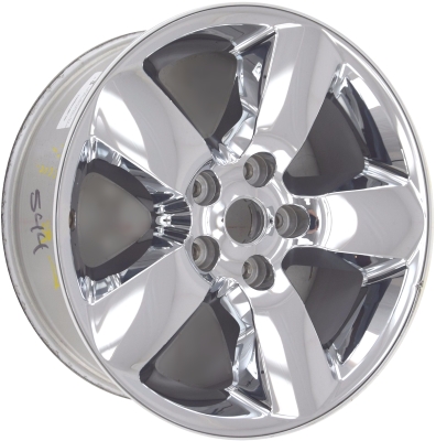 Dodge Ram 1500 2013-2018, Ram 1500 Classic 2019-2024 chrome clad 20x8 aluminum wheels or rims. Hollander part number 2495C, OEM part number Not Yet Known.