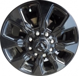 ALY2696U45 Dodge Ram 2500, 3500 Wheel/Rim Black Painted #7BH12DX8AA