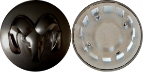 C2477B Dodge Ram 2500, 3500 SRW OEM Black Center Cap #5RK12RXFAA