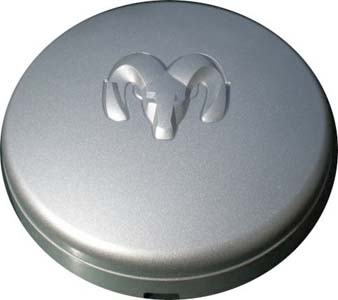C2191F Dodge Ram 3500 DRW OEM Silver Painted Front Center Cap #1AB03S4AAB
