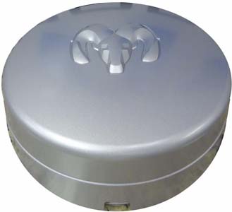 C2191R Dodge Ram 3500 DRW OEM Silver Painted Rear Center Cap #1AB04S4AAD