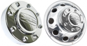 C2414LL Dodge Ram 3500 DRW OEM Laramie Longhorn Chrome Front Center Cap #68081020AB