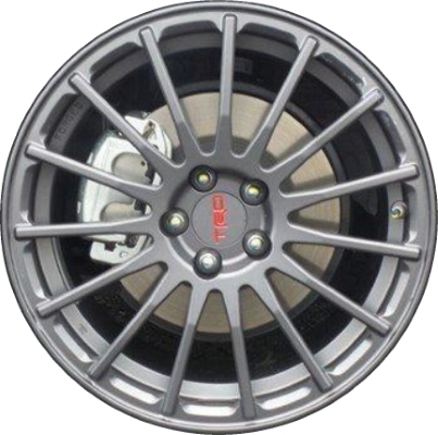 Toyota 86 2017-2020 powder coat charcoal 17x7.5 aluminum wheels or rims. Hollander part number ALY68849/75217, OEM part number PTR2018160GR.