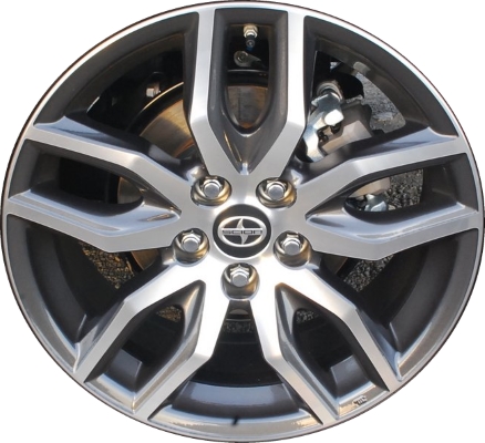 Scion tC 2014-2016 charcoal machined 18x7.5 aluminum wheels or rims. Hollander part number ALY75160U30.LC55, OEM part number Not Yet Known.
