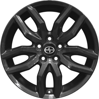 Scion tC 2014-2016 powder coat charcoal 18x7.5 aluminum wheels or rims. Hollander part number ALY75160U35.LC12, OEM part number Not Yet Known.