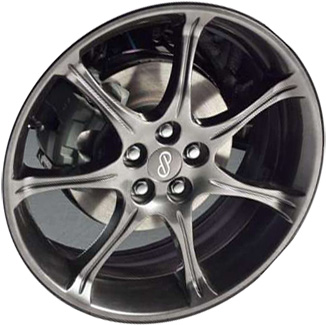 Scion tC 2005-2010, xD 2008-2014 powder coat charcoal 18x7.5 aluminum wheels or rims. Hollander part number 69538A30, OEM part number 21050B0CJ1F.