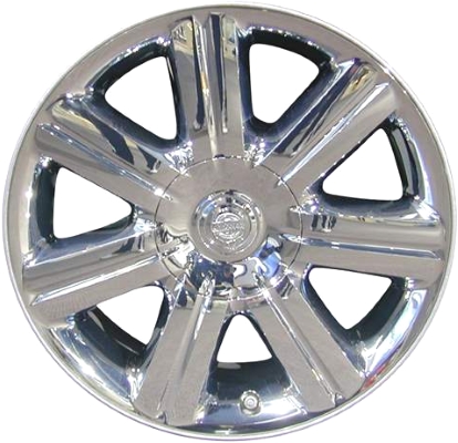 Chrysler Sebring 2010 chrome clad 18x7 aluminum wheels or rims. Hollander part number ALY2378A, OEM part number Not Yet Known.