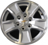 ALY5657 Chevrolet Silverado, Suburban, Tahoe Wheel/Rim Silver Machined #23173537