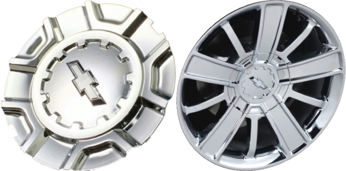 C5653 Chevrolet Silverado 1500 OEM Chrome Center Cap #22871243