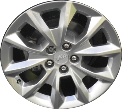 Cadillac CTS 2014-2019 powder coat silver 19x8.5 aluminum wheels or rims. Hollander part number ALY4751U20, OEM part number 19302647.