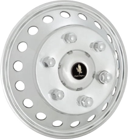 Mercedes-Benz Sprinter 1500 2019-2023, Mercedes-Benz Sprinter 2500 2010-2024, Mercedes-Benz eSprinter 2024-2025 Stainless Steel Hubcaps, Wheel Covers, Simulators and Liners for 16 Inch Steel Wheels. Part Number JSS166-14.