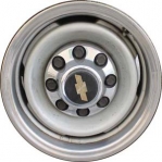 STL1619 Chevrolet Pickup 2500, 3500, Express, Suburban Wheel/Rim Steel Silver #9592422