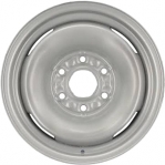 STL1621U20 GMC, Chevrolet 2500 Pickup, Van Wheel/Rim Steel Silver #9592420