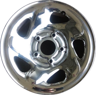 Dodge Ram 1500 1994-2001 chrome clad 16x7 steel wheels or rims. Hollander part number STL2039, OEM part number Not Yet Known.