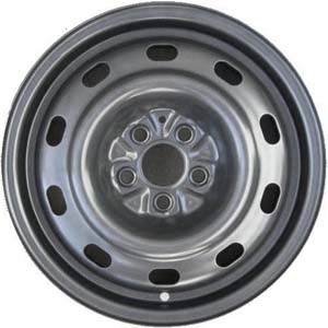 Chrysler Sebring 2001-2006, Stratus 2001-2006 powder coat black 15x6 steel wheels or rims. Hollander part number STL2142, OEM part number Not Yet Known.