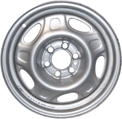 Dodge Dakota 2003-2004 powder coat silver 16x7 steel wheels or rims. Hollander part number STL2189, OEM part number Not Yet Known.