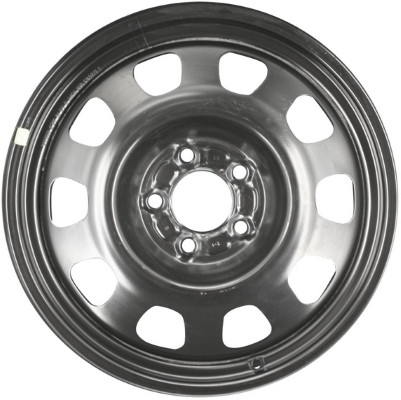 PartSynergy Replacemenet For New Replica 15 Inch Steel Wheel Rim Fits 2007-2009 Dodge Caliber 5-114.3mm 5 Large 4 Small Hole 
